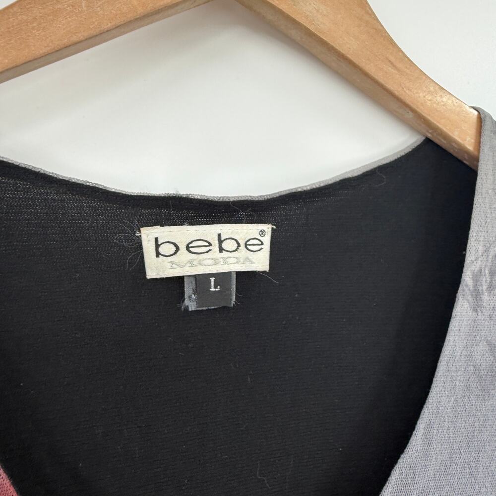 Bebe Y2K vintage semi sheer Japanese garden top - Picture 3 of 5